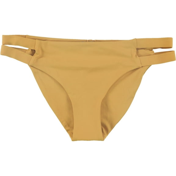 Tavik Womens Chloe Side Straps Bikini Swim Bottom, Yellow, Small