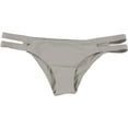 thumbnail image 1 of Tavik Womens Chloe Side Tab Bikini Swim Bottom, Grey, X-Small, 1 of 1