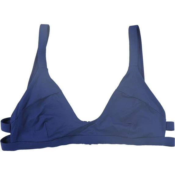 Tavik Womens Coco Scoop Neck Bikini Swim Top, Blue, X-Large