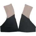 thumbnail image 1 of Tavik Womens Colorblock Bikini Swim Top, Black, Medium, 1 of 2