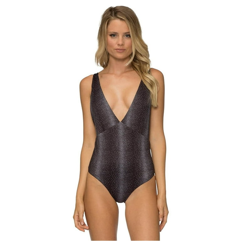 Tavik Womens Drew One Piece Tank Swimsuit Black X Small Walmart