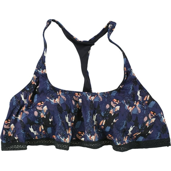 Tavik Womens Evan Scoop Neck Bikini Swim Top, Multicoloured, Small