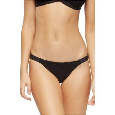 Tavik Womens Heather Bikini Swim Bottom, Black, Large