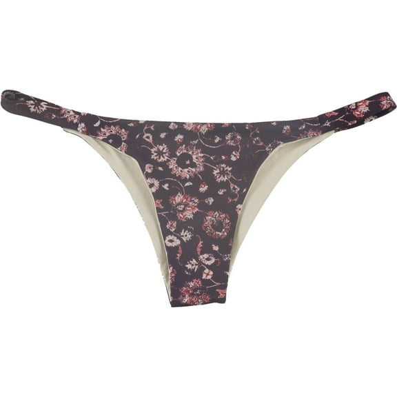 Tavik Womens Heather Minimal Coverage Bikini Swim Bottom, Red, Large