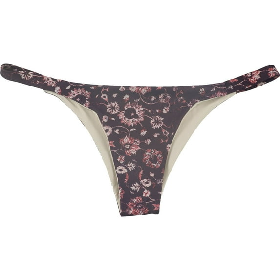 Tavik Womens Heather Minimal Coverage Bikini Swim Bottom, Red, Large