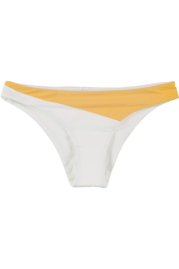 Womens Jaclyn Moderate Coverage Bikini Swim Bottom, White, Large