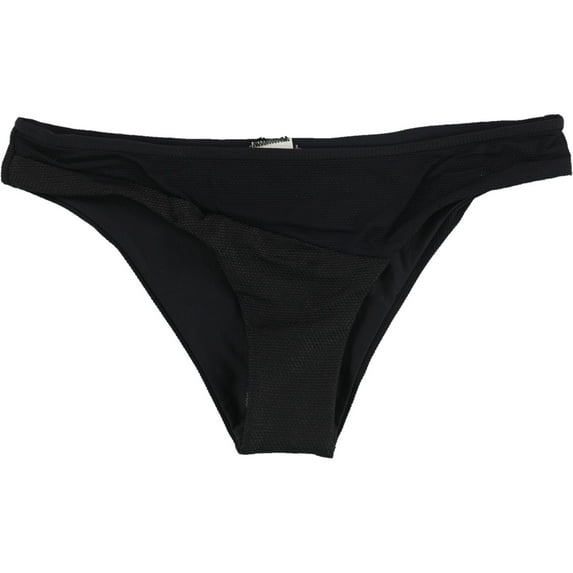 Tavik Womens Jaclyn Pique Bikini Swim Bottom, Black, Medium