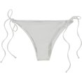 thumbnail image 1 of Tavik Womens Jax Side Tie Swim Mix N Match Bikini Bottom, White, Large, 1 of 2