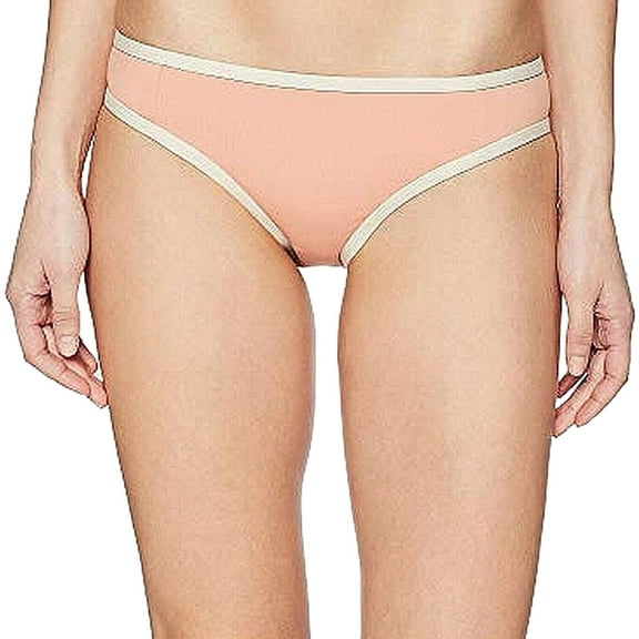 Tavik Womens Jayden Full Coverage Bikini Swim Bottom, Orange, Small