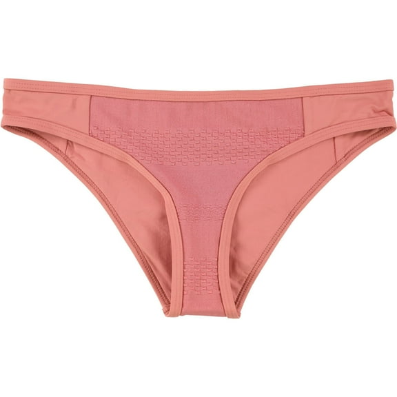 Tavik Womens Jayden Textured Bikini Swim Bottom, Pink, X-Small