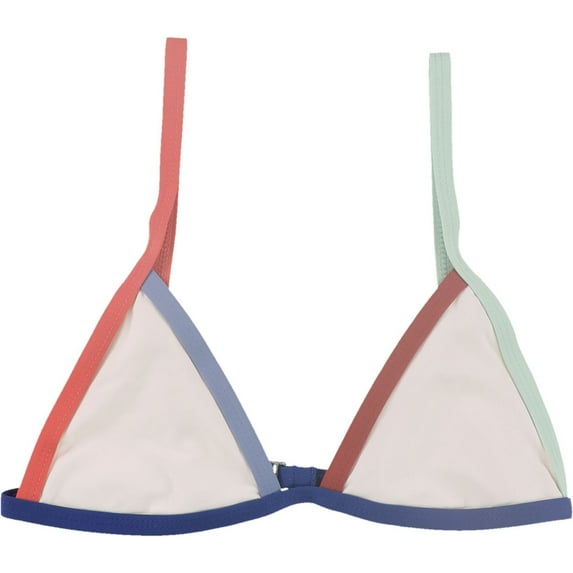 Tavik Womens Jett Color Blocked Bikini Swim Top, Pink, X-Small