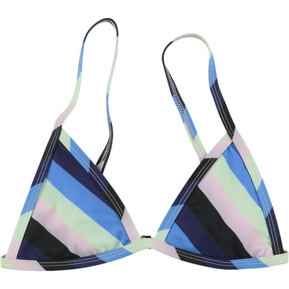 Tavik Womens Jett Triangle Bikini Swim Top, Blue, Large