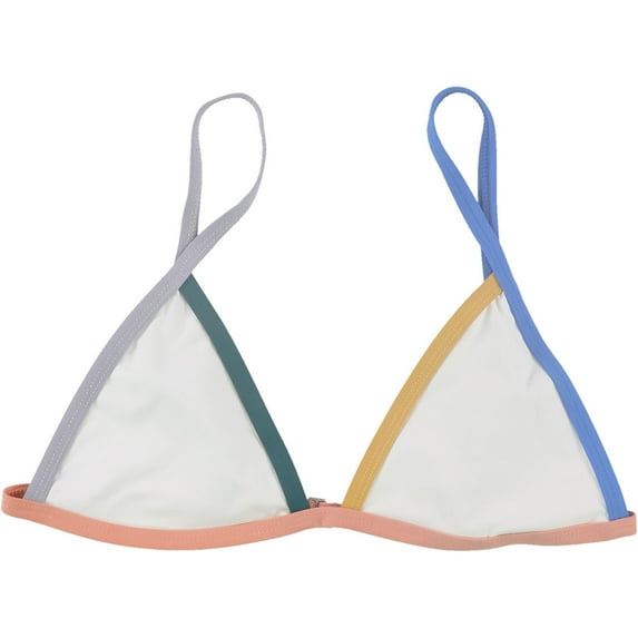 Tavik Womens Jett Triangle Bikini Swim Top, White, Small