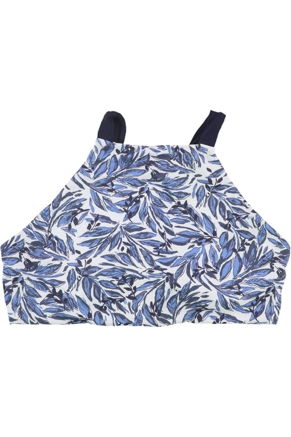 Womens Liberty Halter Swim Top, Blue, Large