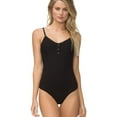 thumbnail image 1 of Tavik Womens Lila Ribbed One Piece Tank Swimsuit, Black, X-Small, 1 of 1