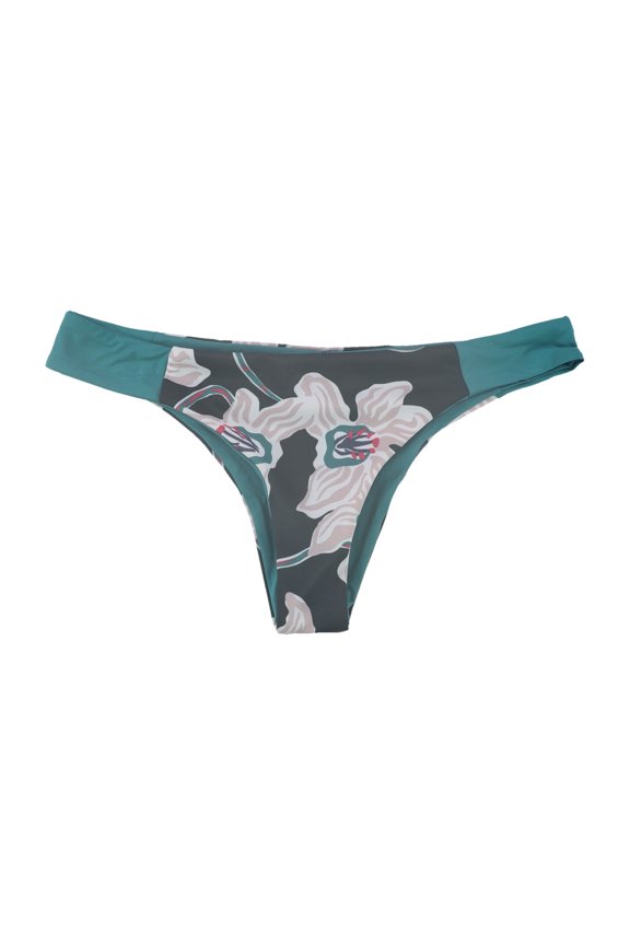 Womens Morgan Bikini Swim Bottom, Green, X-Small