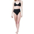 thumbnail image 1 of Tavik Womens Pernille High Waist Bikini Swim Bottom, Black, Medium, 1 of 1
