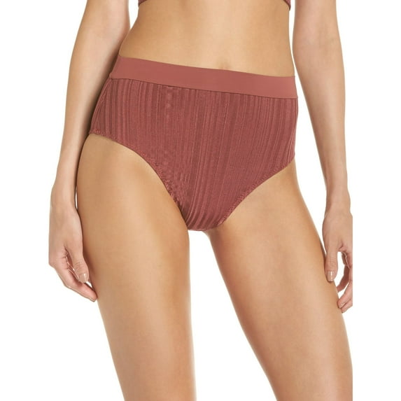 Tavik Womens Pernille High Waist Bikini Swim Bottom, Red, X-Small