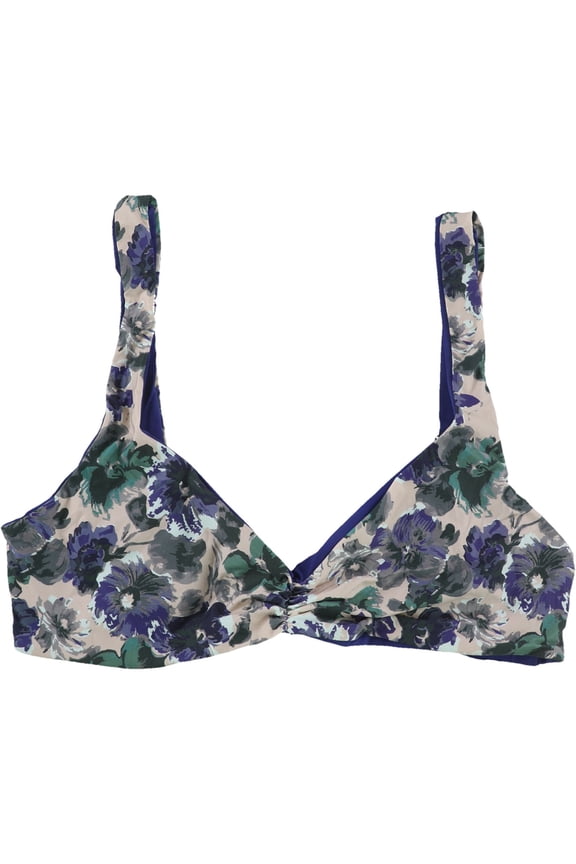 Womens Pia Floral Bikini Swim Top, Multicoloured, Large