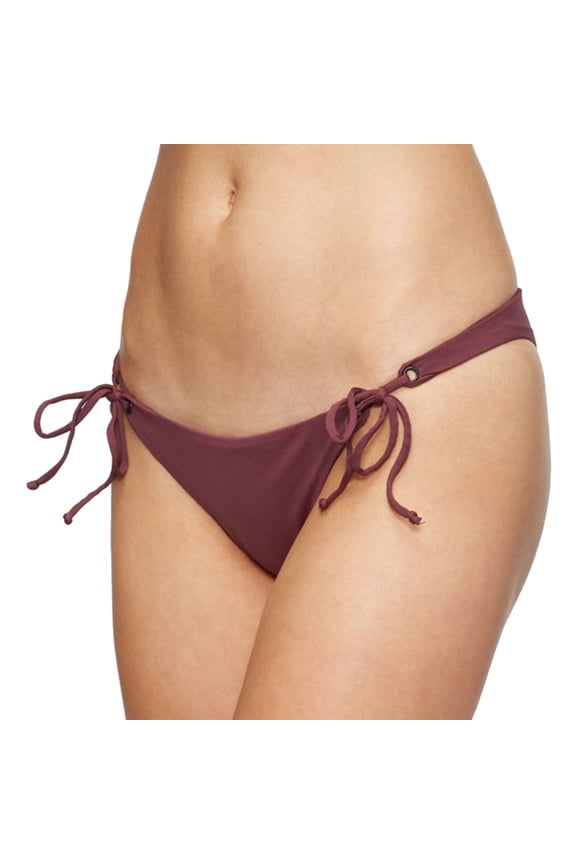 Womens Ricci Bikini Swim Bottom, Red, Small