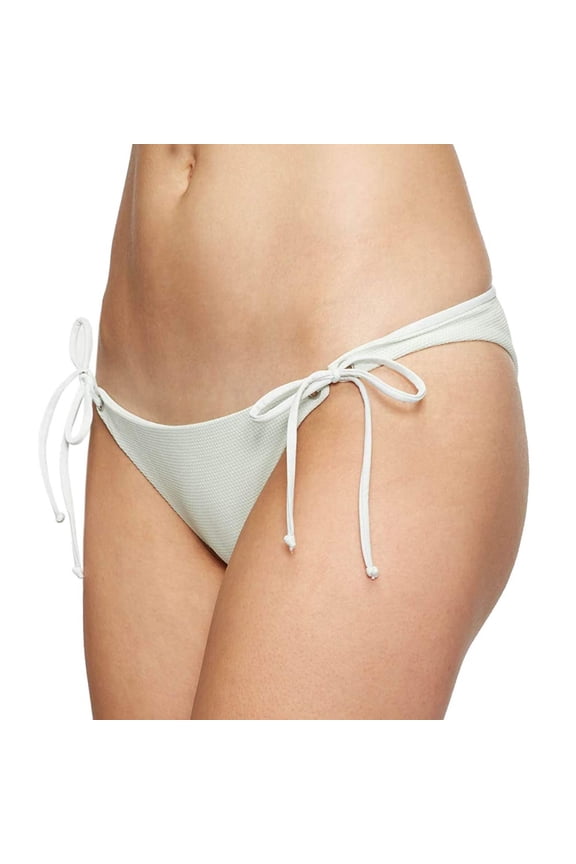 Womens Ricci Side Ties Bikini Swim Bottom, Blue, Large