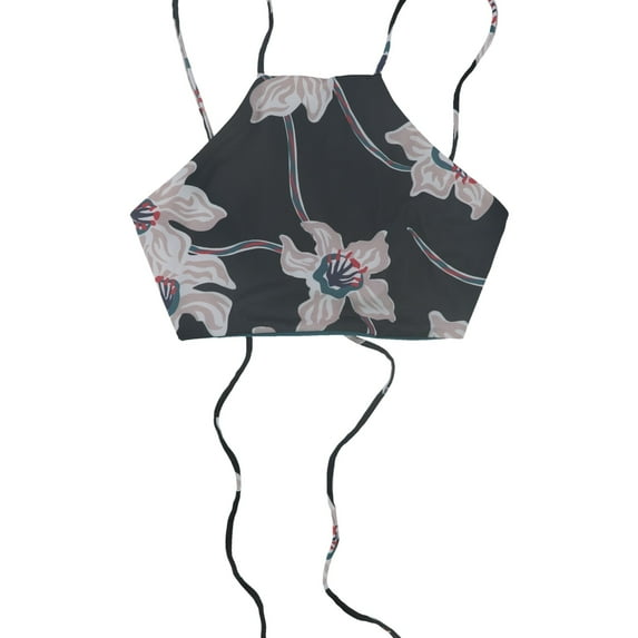 Tavik Womens Ryan Halter Swim Top, Black, X-Small