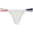 thumbnail image 1 of Tavik Womens Vine Minimal Coverage Bikini Swim Bottom, White, Medium, 1 of 2