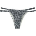 thumbnail image 1 of Tavik Womens Vine Side Strap Bikini Swim Bottom, Black, Medium, 1 of 1