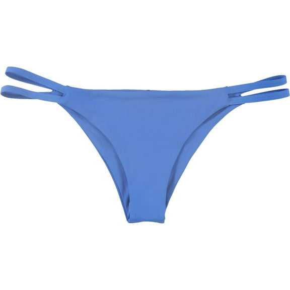 Tavik Womens Vine Side Straps Bikini Swim Bottom, Blue, Large