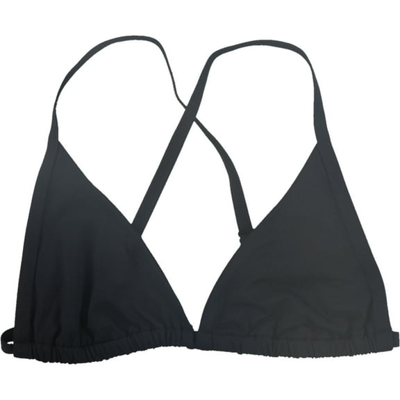 Tavik Womens Vivienne Triangle Bikini Swim Top, Black, Small