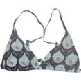 thumbnail image 1 of Tavik Womens Vivienne Triangle Bikini Swim Top, Multicoloured, Small, 1 of 2