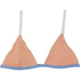 thumbnail image 1 of Tavik Womens Zepplin Triangle Bikini Swim Top, Orange, X-Small, 1 of 2