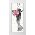 thumbnail image 1 of Tavoletti, Anne 10x18 White Modern Wood Framed Museum Art Print Titled - Floral Fashion III, 1 of 4