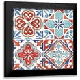 thumbnail image 1 of Tavoletti, Anne 12x12 Black Modern Framed Museum Art Print Titled - Americana Mood Pattern VII, 1 of 5