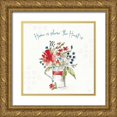 thumbnail image 1 of Tavoletti, Anne 12x12 Gold Ornate Wood Framed with Double Matting Museum Art Print Titled - Americana Mood II, 1 of 4