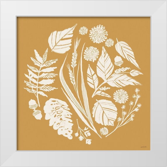 Tavoletti, Anne 12x12 White Modern Wood Framed Museum Art Print Titled - Autumn Tones XI