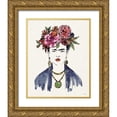 thumbnail image 1 of Tavoletti, Anne 12x14 Gold Ornate Wood Framed with Double Matting Museum Art Print Titled - Frida Portrait I, 1 of 4