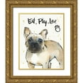thumbnail image 1 of Tavoletti, Anne 12x14 Gold Ornate Wood Framed with Double Matting Museum Art Print Titled - Strike a Paws VII, 1 of 4