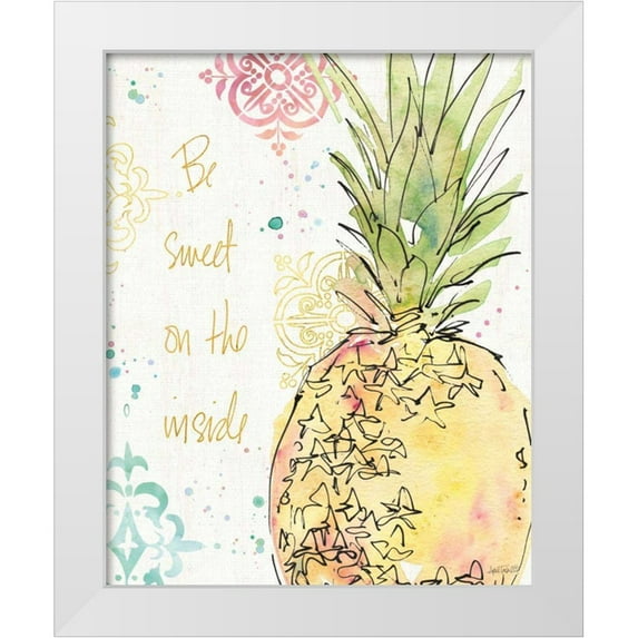 Tavoletti, Anne 12x14 White Modern Wood Framed Museum Art Print Titled - Palm Passion IX