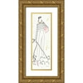 thumbnail image 1 of Tavoletti, Anne 13x32 Gold Ornate Wood Framed with Double Matting Museum Art Print Titled - Fashion Feet VII Crop, 1 of 4