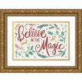 thumbnail image 1 of Tavoletti, Anne 14x11 Gold Ornate Wood Framed with Double Matting Museum Art Print Titled - Seasonal Shades I, 1 of 4