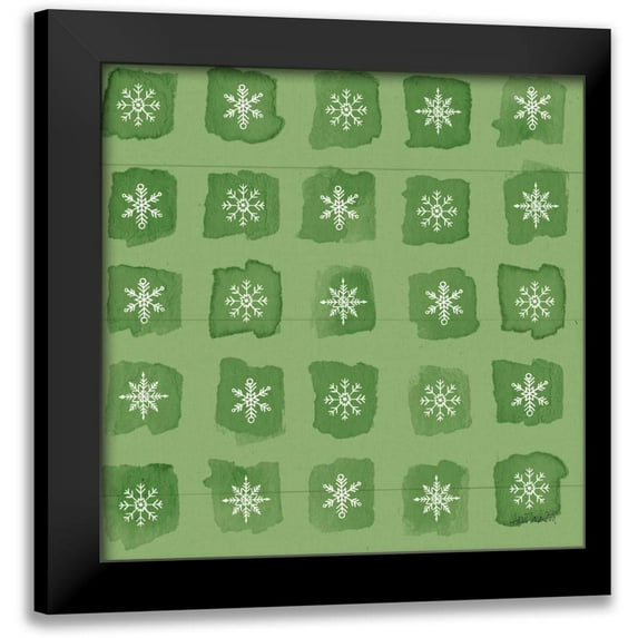 Tavoletti, Anne 15x15 Black Modern Framed Museum Art Print Titled - Modern Farmhouse Pattern VIIID Christmas