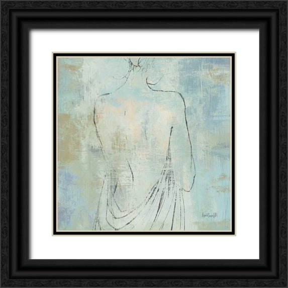 Tavoletti, Anne 15x15 Black Ornate Wood Framed with Double Matting Museum Art Print Titled - Beauty in the Mist I Sq