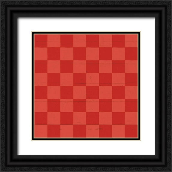 Tavoletti, Anne 15x15 Black Ornate Wood Framed with Double Matting Museum Art Print Titled - Down on the Farm Step 07D