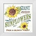 thumbnail image 1 of Tavoletti, Anne 15x15 White Modern Wood Framed Museum Art Print Titled - Sunflower Fields IV, 1 of 4