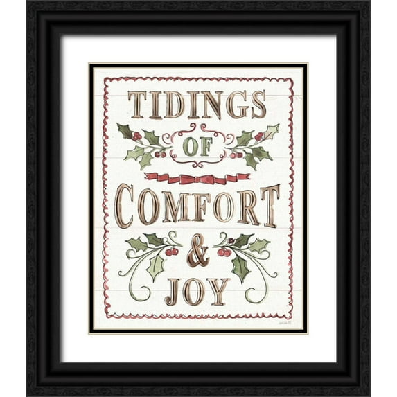 Tavoletti, Anne 15x18 Black Ornate Wood Framed with Double Matting Museum Art Print Titled - Soft Season VIII