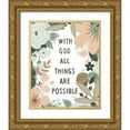 thumbnail image 1 of Tavoletti, Anne 15x18 Gold Ornate Wood Framed with Double Matting Museum Art Print Titled - Trust In The Lord II, 1 of 4