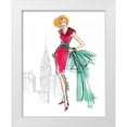 thumbnail image 1 of Tavoletti, Anne 15x18 White Modern Wood Framed Museum Art Print Titled - Colorful Fashion III - New York, 1 of 4