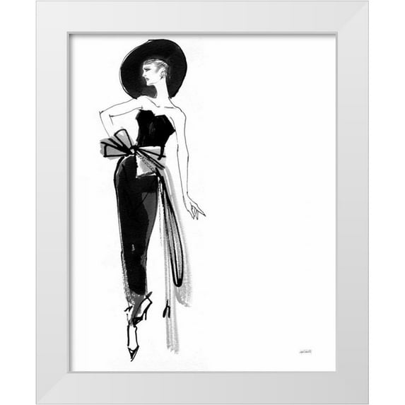Tavoletti, Anne 15x18 White Modern Wood Framed Museum Art Print Titled - Fifties Fashion IV