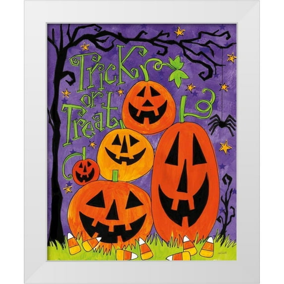Tavoletti, Anne 15x18 White Modern Wood Framed Museum Art Print Titled - Spooky Fun V